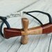 Wooden Cross Bracelet - Sycamore & African Paduak - Unisex