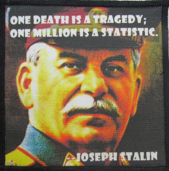 Items similar to Printed Sew On Patch - JOSEPH STALIN QUOTE - Was he a