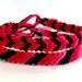 CLEARANCE - Hot Pink Ombre & Black Friendship Bracelets - Set of 2