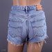 High Waisted Denim Shorts / 80s Cutoffs / Waist 29 / M