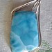 Larimar Pendant 1 1/2