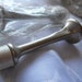 Architectural Salvage vintage metal door stop chrome