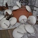 Beautiful Vintage Multi Strand Ocean Wind Worn Ceramic Disk Wind Chime Soothing