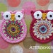 Owl 'big brother' twin set crochet application by ATERGcrochet