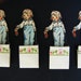 Reserved for Lime Lacroix Two 1921 Die Cut Christmas Party Favors, Place Cards, Candy Containers