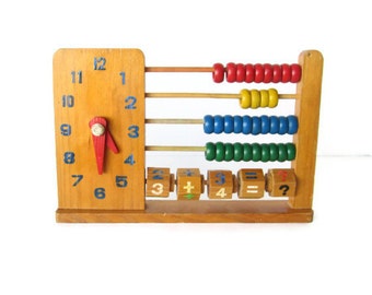 vintage wooden abacus toy vintage wooden abacus toy