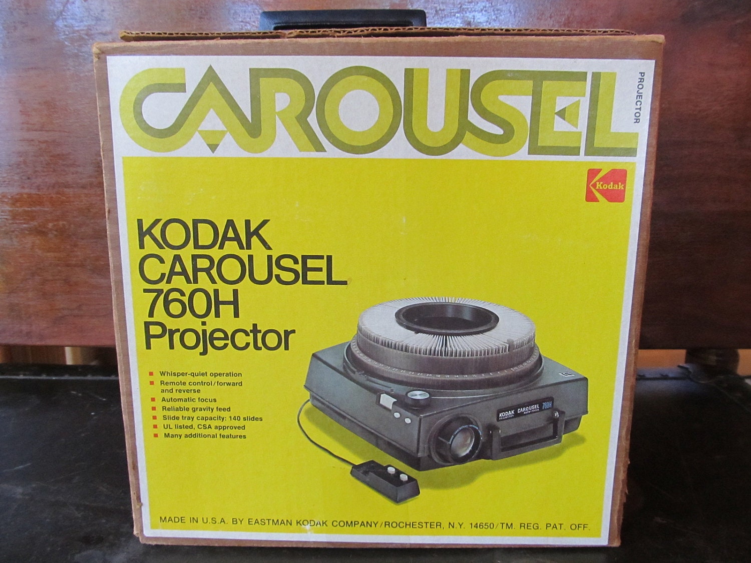 Kodak Carousel 760H Slide Projector in Original Box