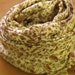 Silk Scarf, Silk Sari Scarf, Flower Scarf