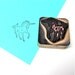 Vintage Unicorn Rubber Stamp Wood Mount Scrapbook Supply