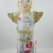 Art Doll, OOAK, Angel art doll, Christmas Angel.