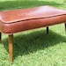 Mid-Century Danish Modern Brown Ottoman Eames Era Large