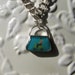 Fun and colorful Italian young lady on moped 925 silver bracelet