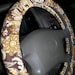 Gold Brown Paisley Steering Wheel Cover