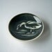 Vintage Tiny Plate Goose Black and White