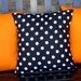 Orange & Polka Dot Pillowcases