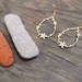 SALE Flower Vine Teardrop Earrings