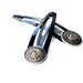 Hair Snap Set Black Silver and Gold Vintage Buttons Fashion Hair Accessories