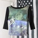 Photo Print Astronaut in Outer Space 90s Shirt