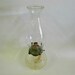 Lamplight Farms Oil Lamp with Antique Style Glass Beaded Chimney Shade, Made in Austria, Retro Home Decor