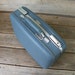 Small American Tourister Vintage Hard Body Suitcase // Blue Luggage Mid Century