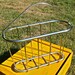 Danish Modern Magazine Rack Chrome Silver Metal Chrome Decor