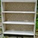 Vintage Wooden Bookcase Vintage Decoupaged Bookshelf