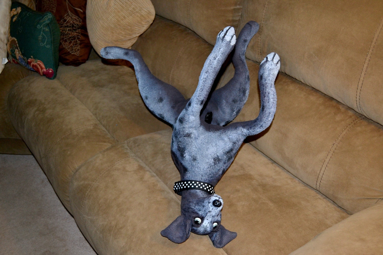 Greyhound/Lurcher/galgo/whippet puppy plush toy