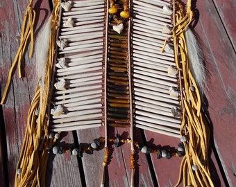 Native American Inspired Design Traditonal Breastplate - "Ancient" or GetaaN Beai-tembe(-ha) in Shoshone