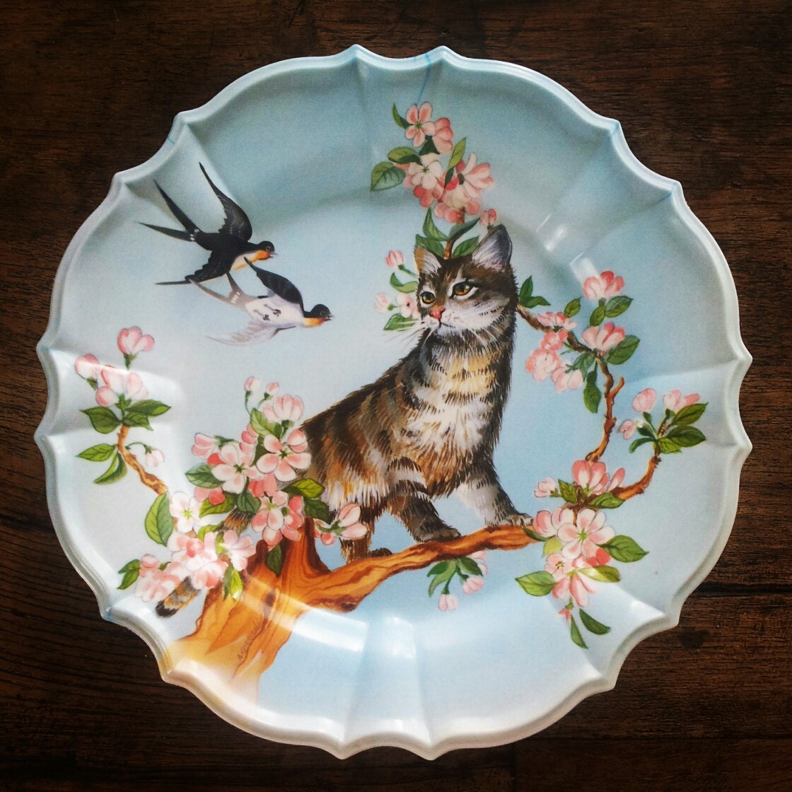 Vintage Cats Plates
