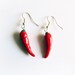 Red Hot Chilli Pepper Earrings
