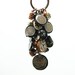 Beaded Keychain - Keychain Charms - Bag Ring - Bohemian Keychain - Caramel Black Keychain / Bag Accessories