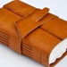 Handmade Leather Journal 5 1/2" x 7 1/2" - 140 lb watercolor paper - Sketchbook