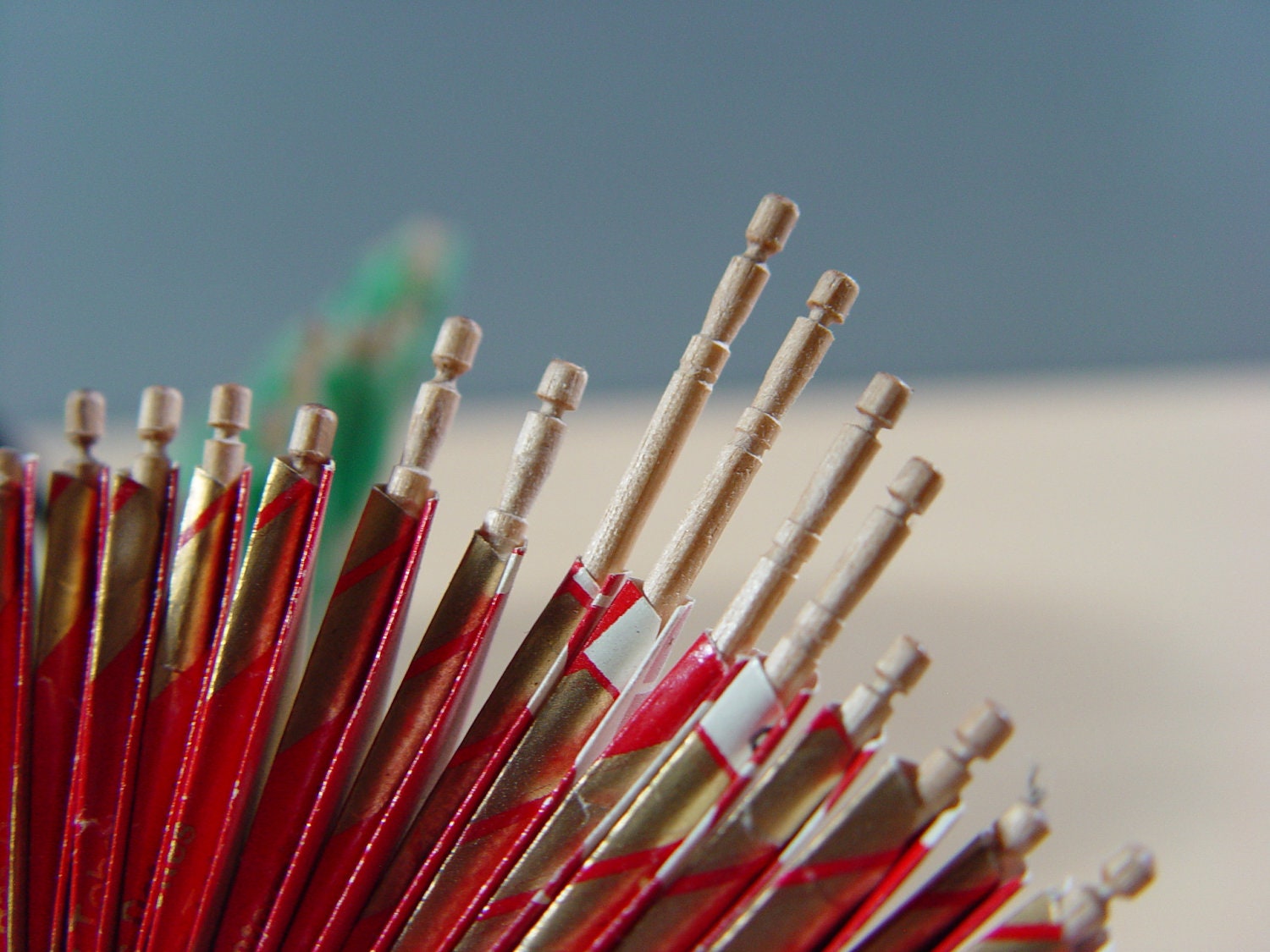 Vintage Wagasa Cigarette Umbrellas Tramp Folk Prison Trench