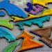 Dichroic Glass Shapes