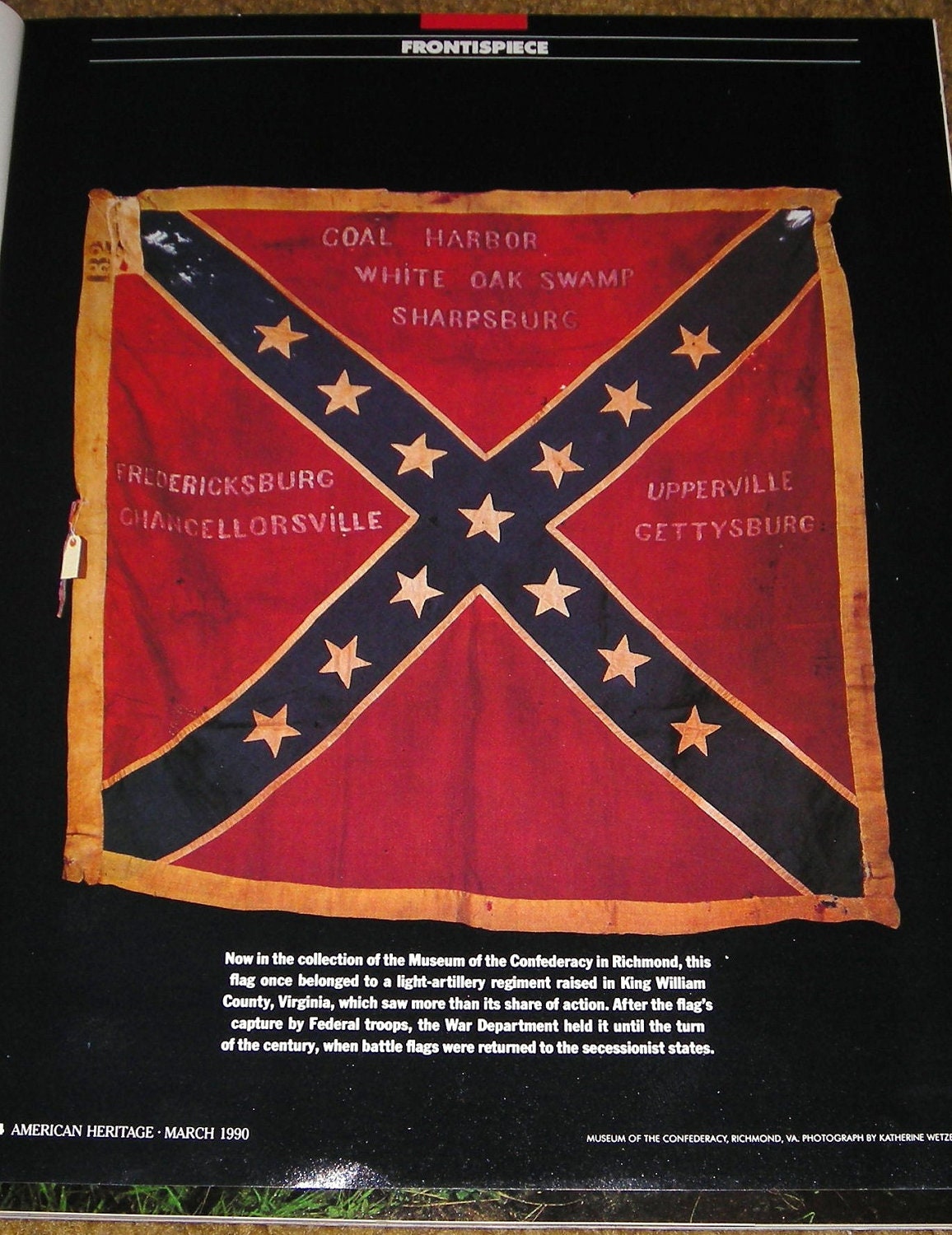 Museum of the Confederacy Flag.... Civil War Issue...American