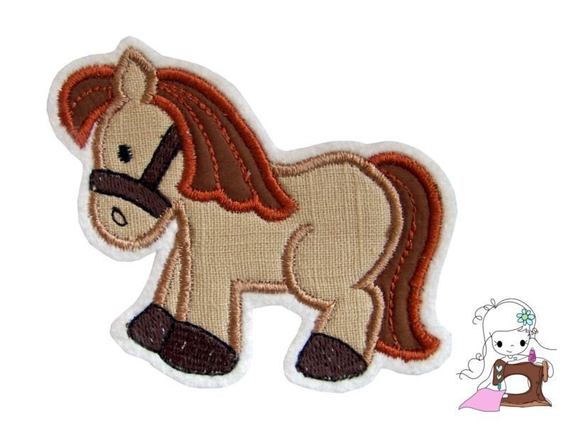 Embroidered Horse Patch