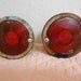 Set of Tail Lights for a 1937 Ford Pick up / P-1254 / With Screw notches