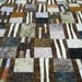 Contemporary Patchwork Lap Quilt Throw Blanket