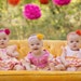Set of Headbands... Baby Girl Headbands... Satin Puff Headbands... Back to School