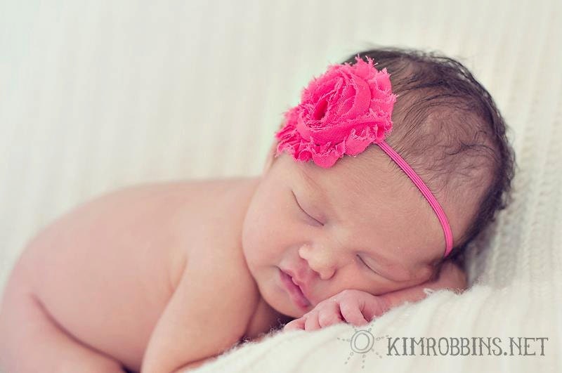 Newborn Headband Baby Headband Toddler Headband Shabby