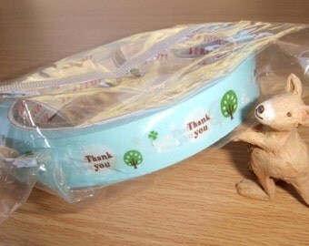 FOREST Design Japanese deco THANK YOU Tape