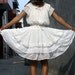 ON SALE 40% OFF---Chiffon dress -----Flounces Dress white dress pricess dress lolita dress large hem toto dress