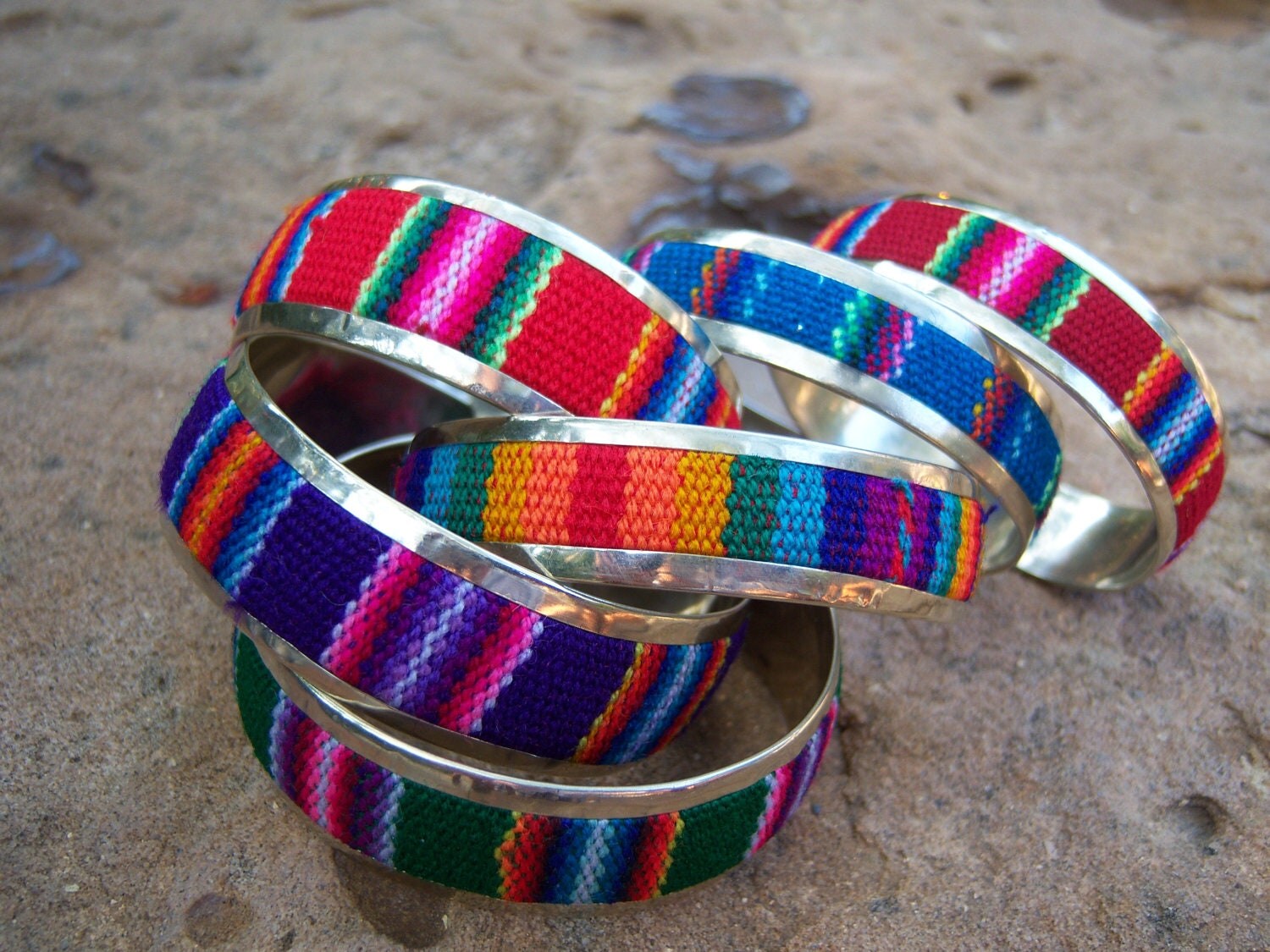 Colorful Peruvian Textile Bracelet