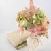 ADORING SWEETHEART Vintage Barrette & Button Embellished Silk Flower Arrangement