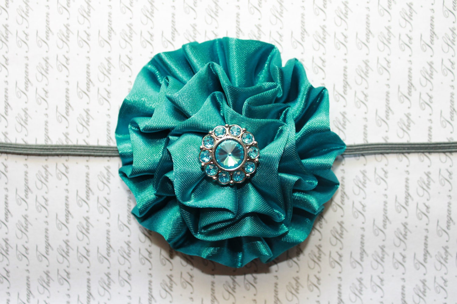 baby flower headband satin crown infant headband teal satin rhinestone baby flower headband newborn headband baby flower headband satin crown infant headband teal satin rhinestone baby flower headband newborn headband