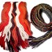 Vintage Belts Boho Hippie Collection Hand woven belts 1970s