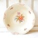 vintage porcelain bowl, german porcelain, roses decor, white porcelain bowl, serving dish, shabby chic