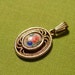 1975 Sarah Coventry Victorian Bouquet charm pendant
