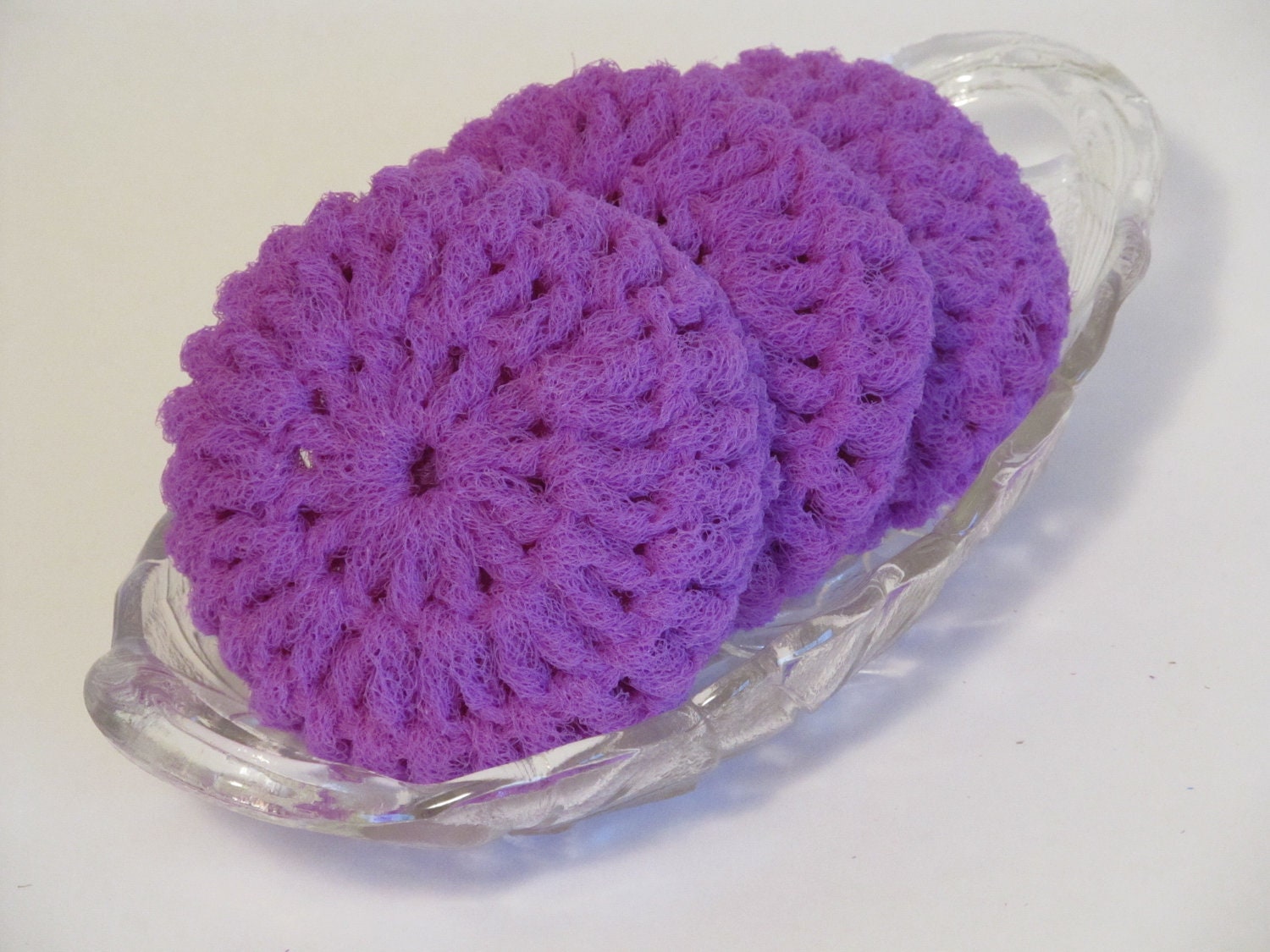 Dish Scrubbies Made of Nylon Net