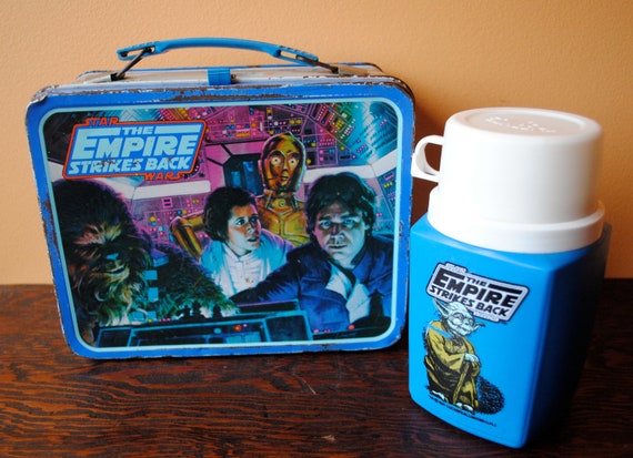 Vintage Empire Strikes Back Lunch Box And Thermos 1980